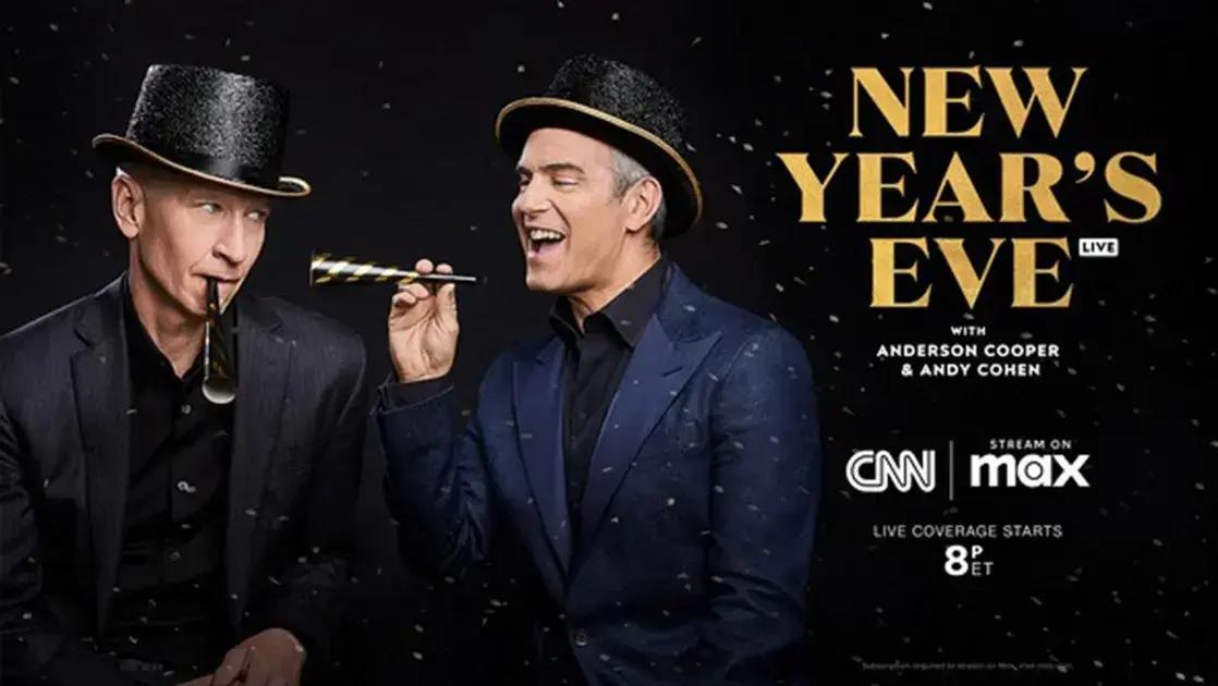 Anderson Cooper e Andy Cohen retornam à CNN para a celebração de Ano Novo