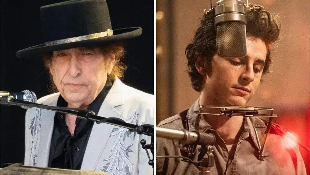 Bob Dylan elogia Timothée Chalamet como ator brilhante