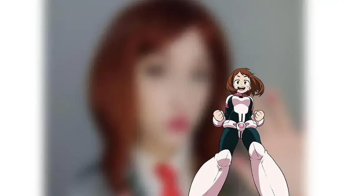 Cosplay da Ochaco: A incrível transformação de diana_cosplayyy